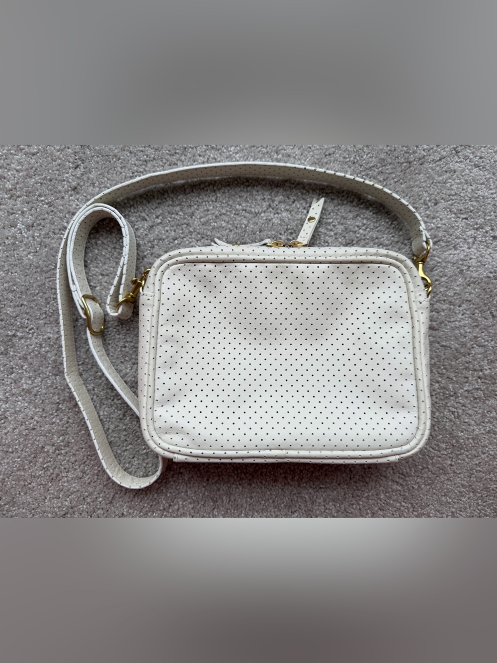 Blair Ritchey BER in white perforated leather